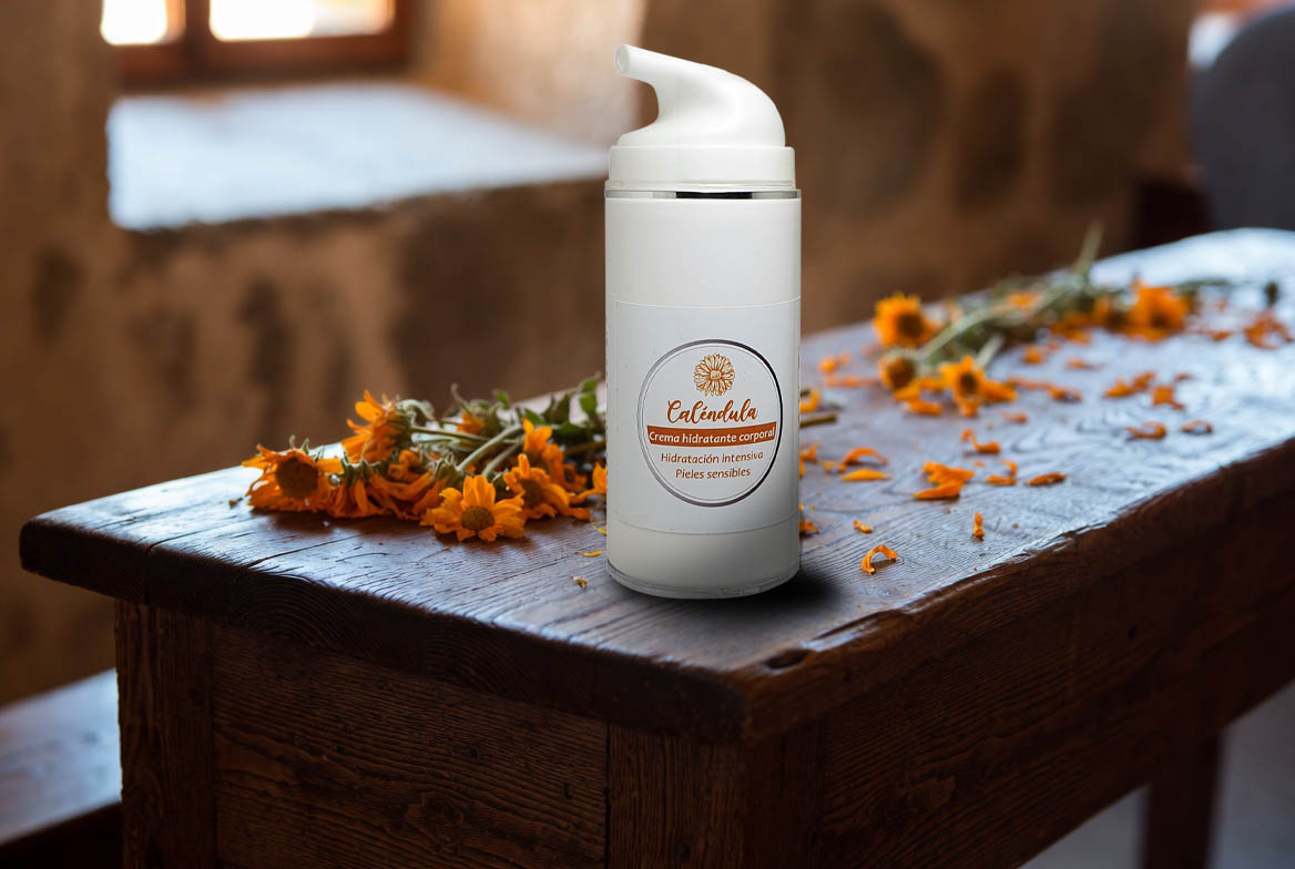 Crema hidratante corporal de Caléndula